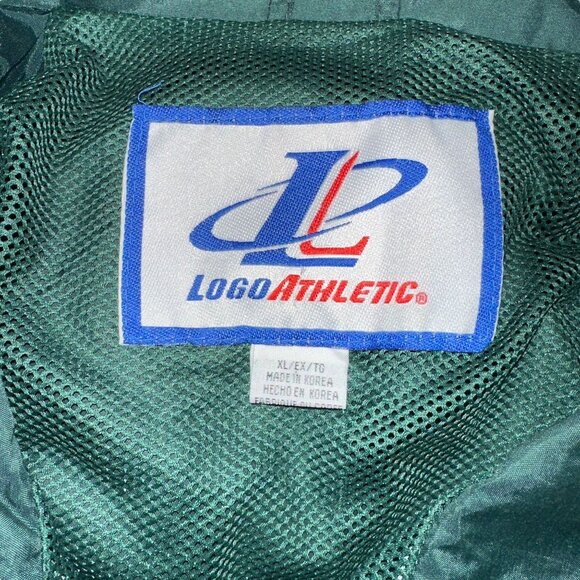 Vintage Logo Athletic NFL Jacket Mens XL Green Bay Packers Windbreaker Green - Picture 9 of 10